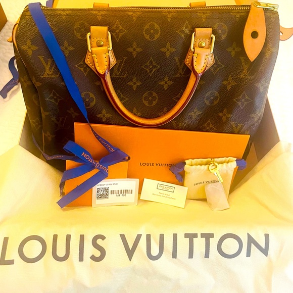 Louis Vuitton Speedy 30. EUC. Original box, dust bag, lock and keys incl… - Picture 14 of 16